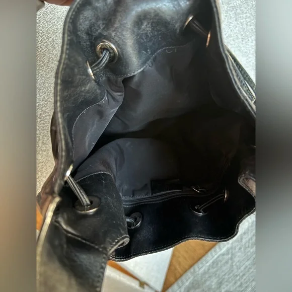 Gucci Black Bamboo Monogram Shoulder Bag - Picture 4 of 13